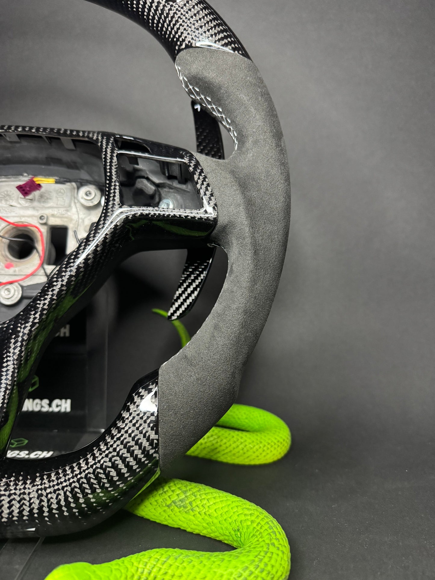 Mercedes AMG Sport Steering Wheel Carbon (LED)