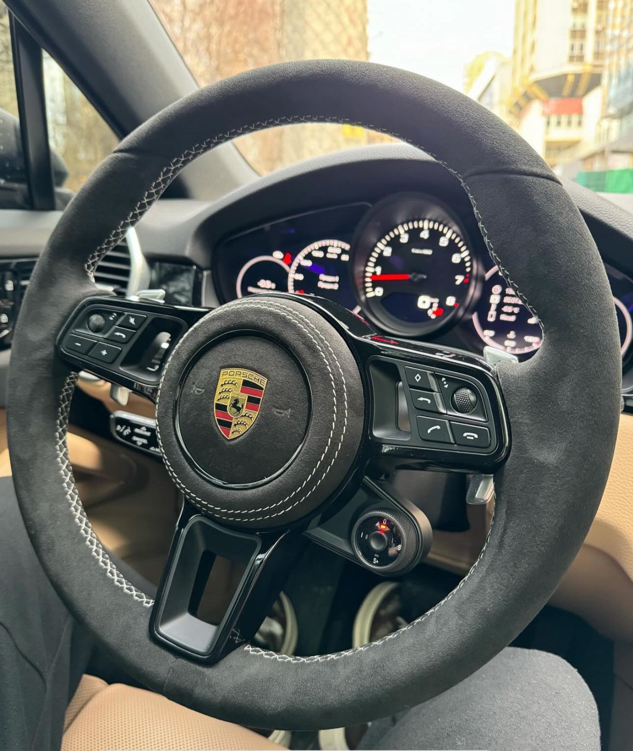 Porsche Alcantara Sports Steering Wheel