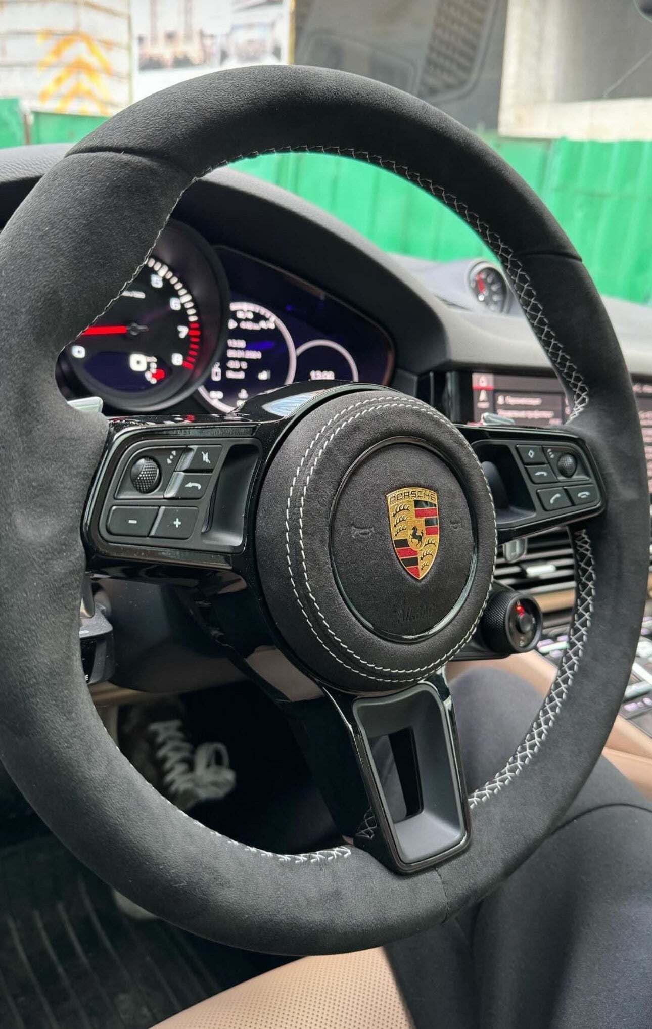 Porsche Alcantara Sports Steering Wheel