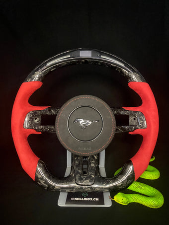 compare product Ford Mustang Sports Steering Wheel Forged Carbon (LED)