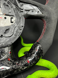 Audi Sport Steering Wheel Forged Carbon Color Splinter (LED)
