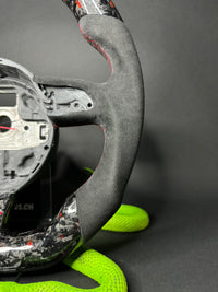 Audi Sport Steering Wheel Forged Carbon Color Splinter (LED)