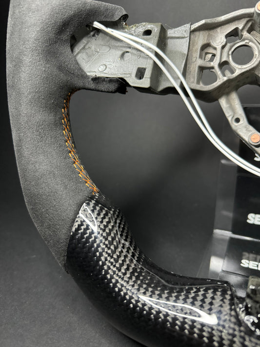 Nissan Micra Carbon Sports Steering Wheel (LED)