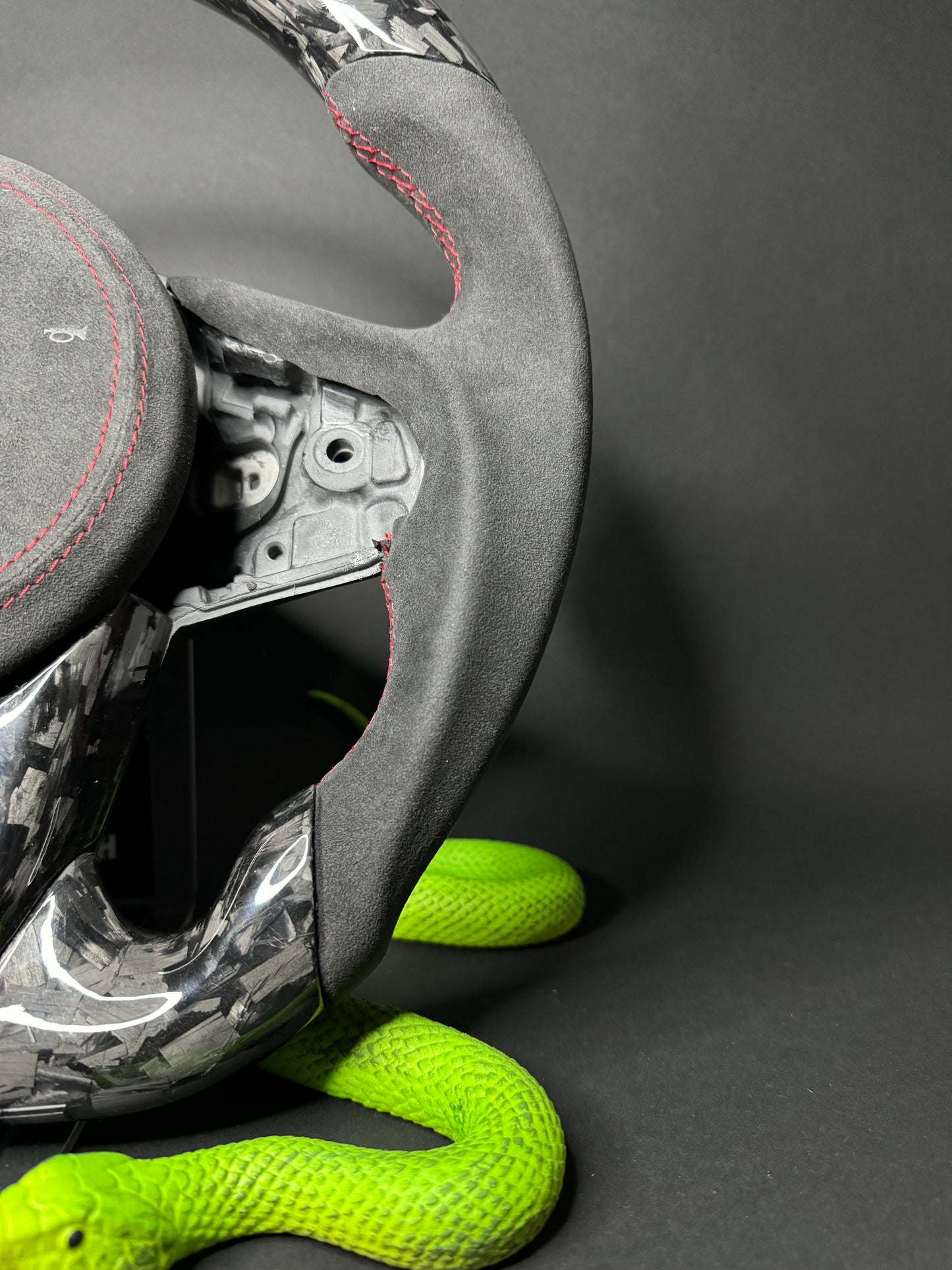 Toyota Supra Sports Steering Wheel Forged Carbon (LED)