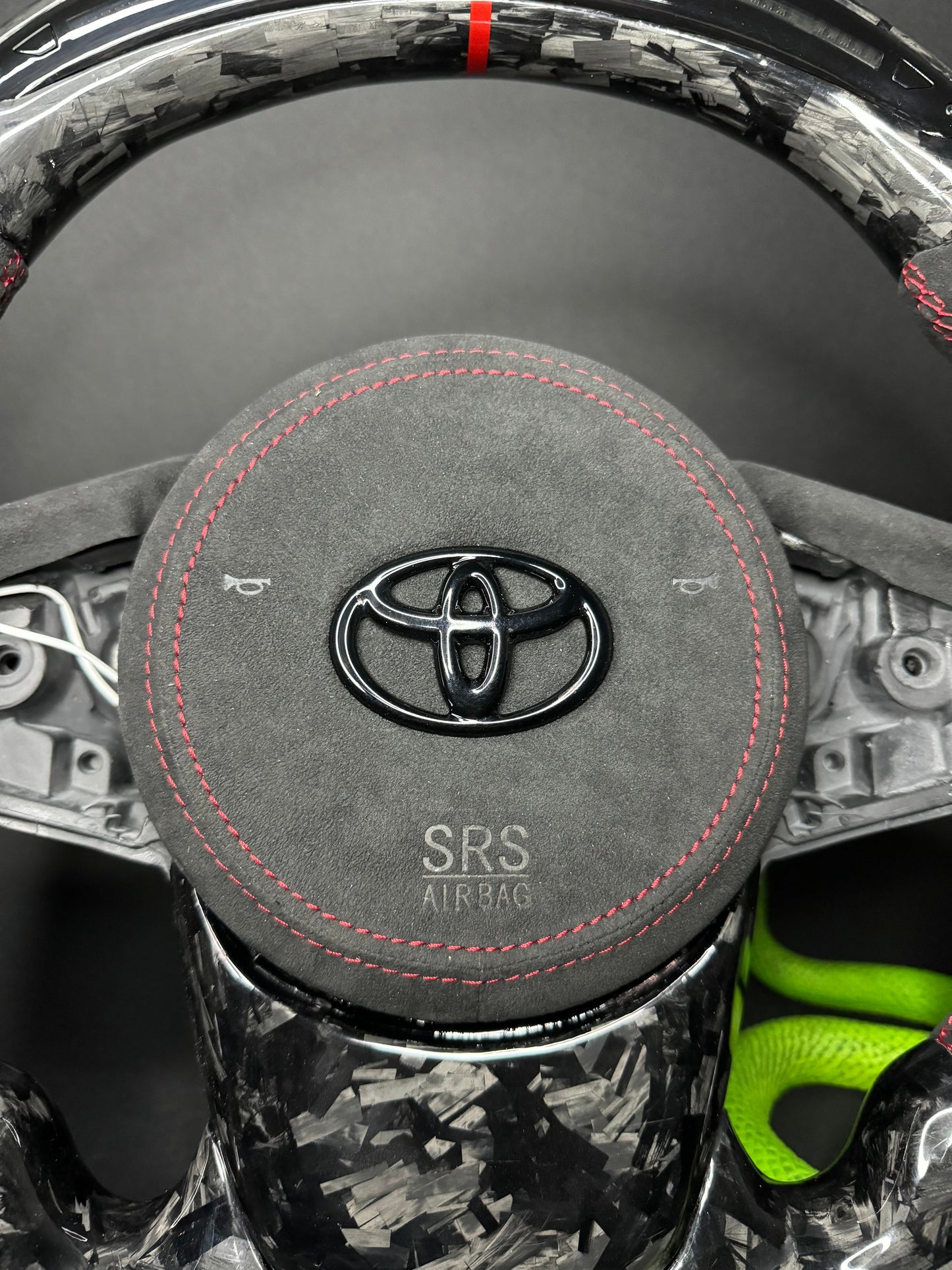 Toyota Supra Sports Steering Wheel Forged Carbon (LED)