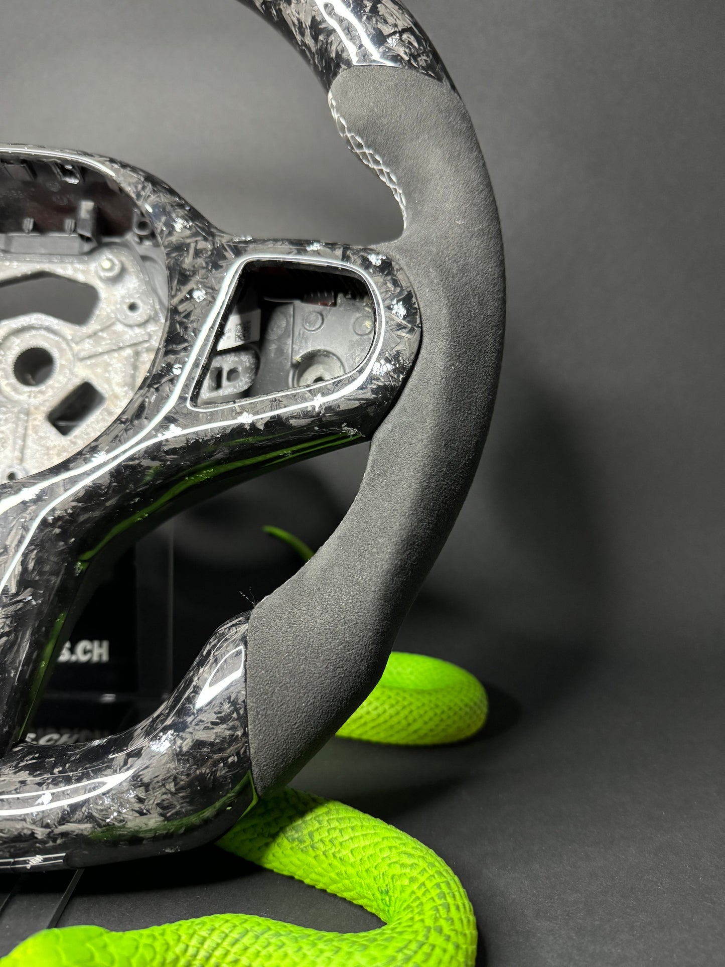 BMW Sport Steering Wheel Forged Carbon Color Flakes (LED) G-Series