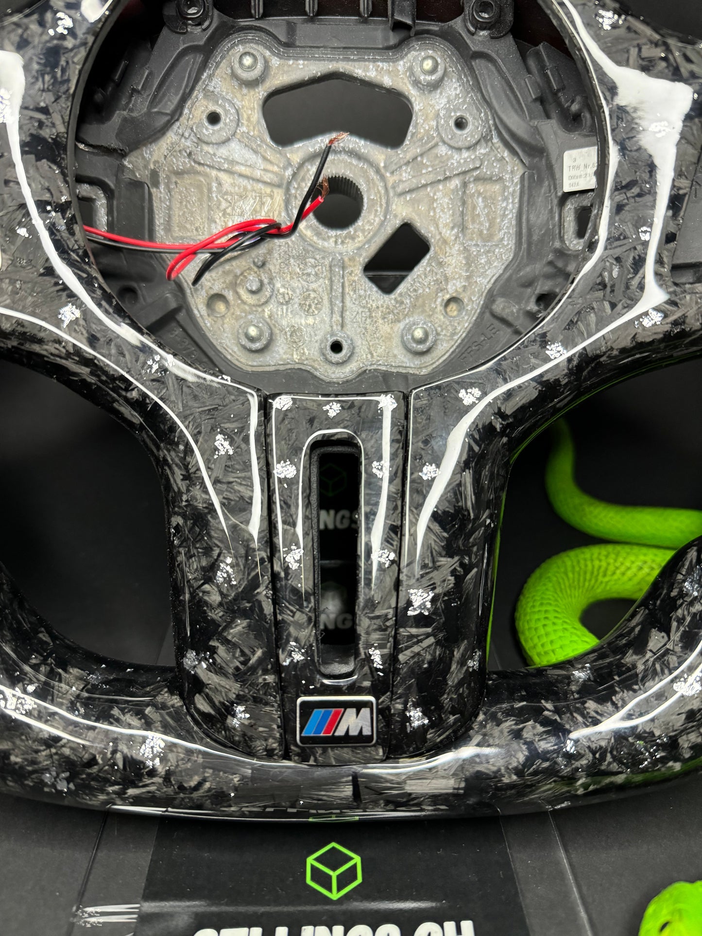 BMW Sport Steering Wheel Forged Carbon Color Flakes (LED) G-Series
