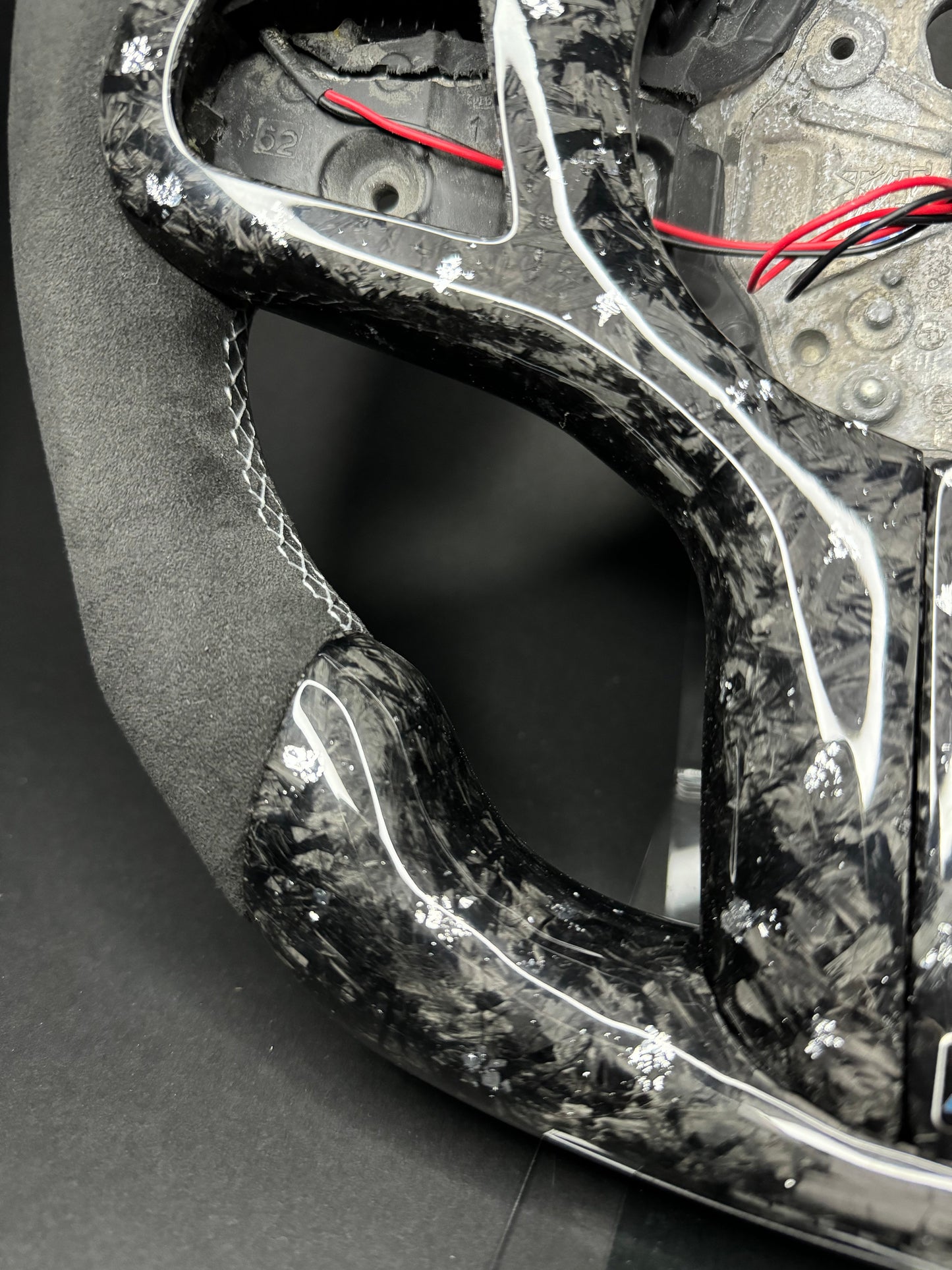 BMW Sport Steering Wheel Forged Carbon Color Flakes (LED) G-Series