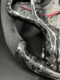 BMW Sport Steering Wheel Forged Carbon Color Flakes (LED) G-Series