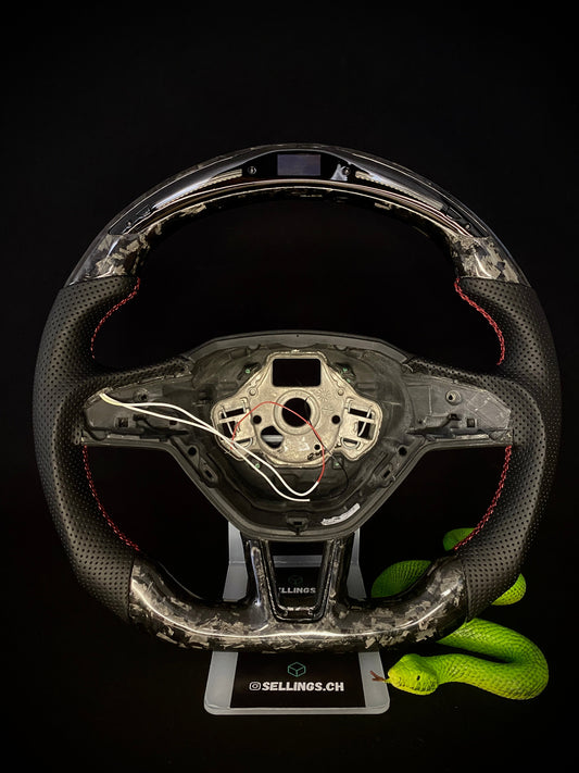 Skoda Sport Steering Wheel Forged Carbon (LED)
