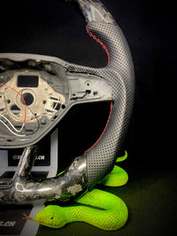 Skoda Sport Steering Wheel Forged Carbon (LED)