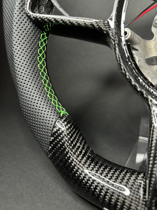 Porsche Carbon Sport Steering Wheel (LED)