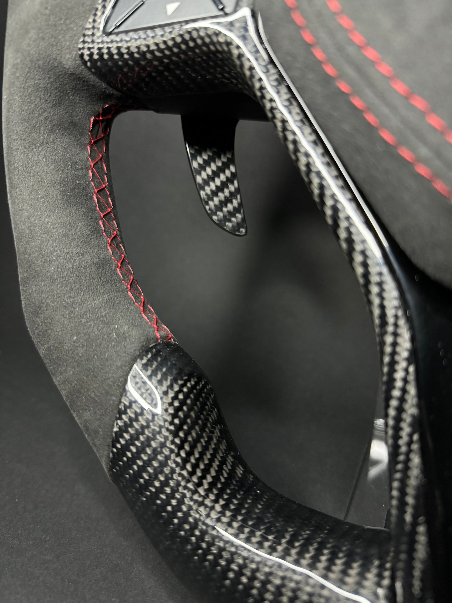 Mercedes AMG Sport Steering Wheel Carbon (LED)