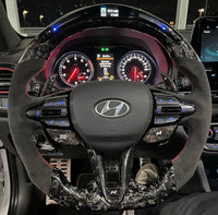 Hyundai Sports Steering Wheel Forged Carbon (LED)