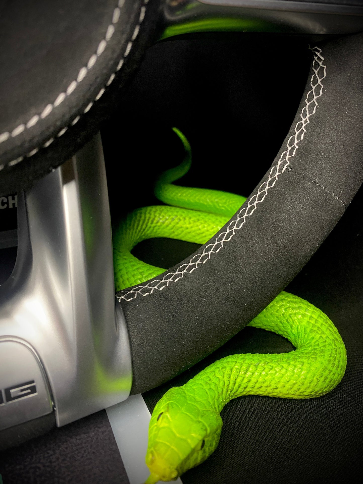 Mercedes AMG Sport Steering Wheel Alcantara (LED)