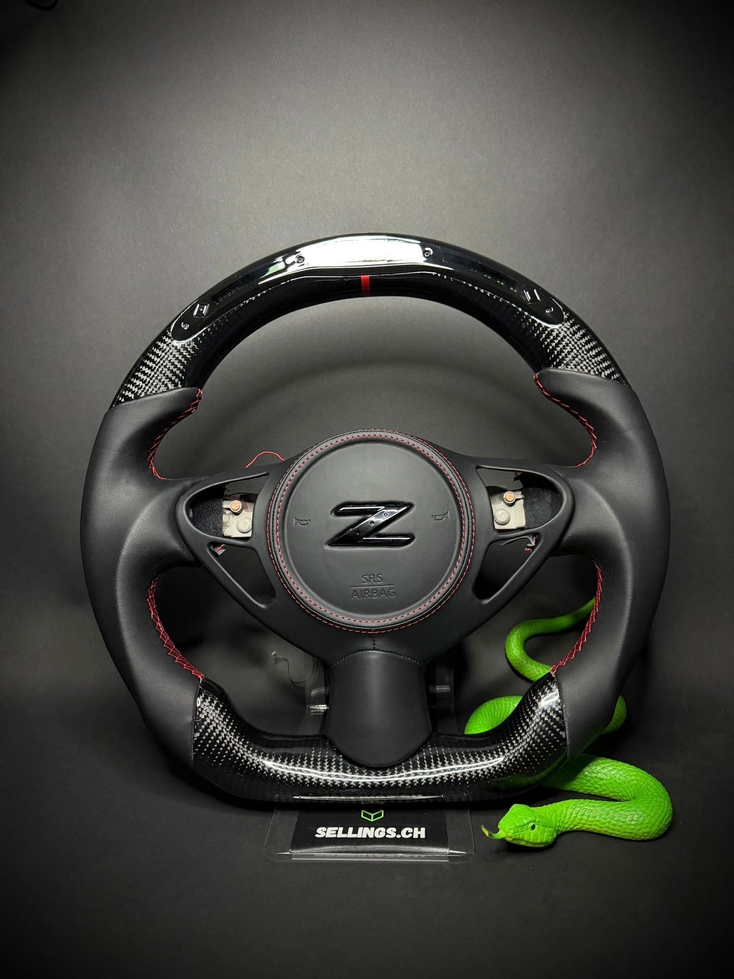 Nissan 370z Carbon Sports Steering Wheel (LED)
