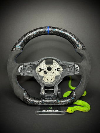 compare product VW Golf 7/7.5 Sports Steering Wheel Forged Carbon Color Splitter