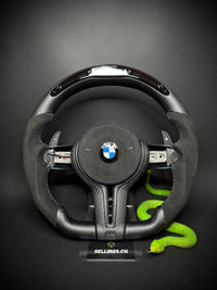 BMW Sports Steering Wheel Carbon Matte (LED) F-Series