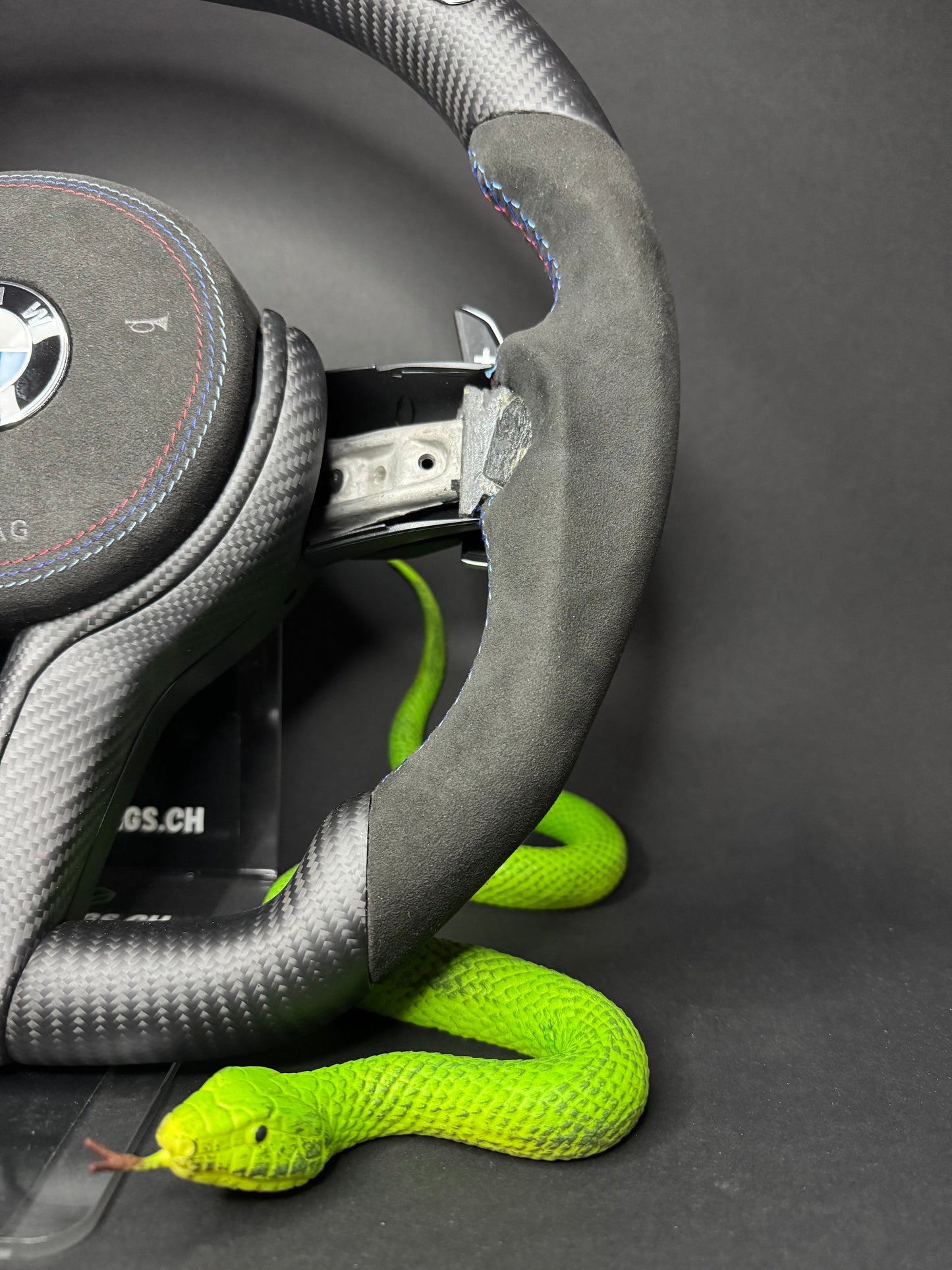 BMW Sports Steering Wheel Carbon Matte (LED) F-Series
