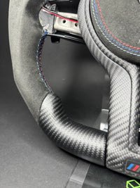 BMW Sports Steering Wheel Carbon Matte (LED) F-Series