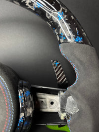 BMW Sport Steering Wheel Forged Carbon Color Flakes (LED) F-Series