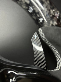 Mercedes AMG Sport Steering Wheel Forged Carbon Color Splitter (Upgrade to Facelift)