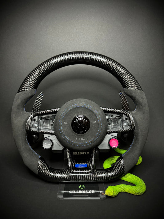 VW Golf 7/7.5 Sport Steering Wheel Carbon R8