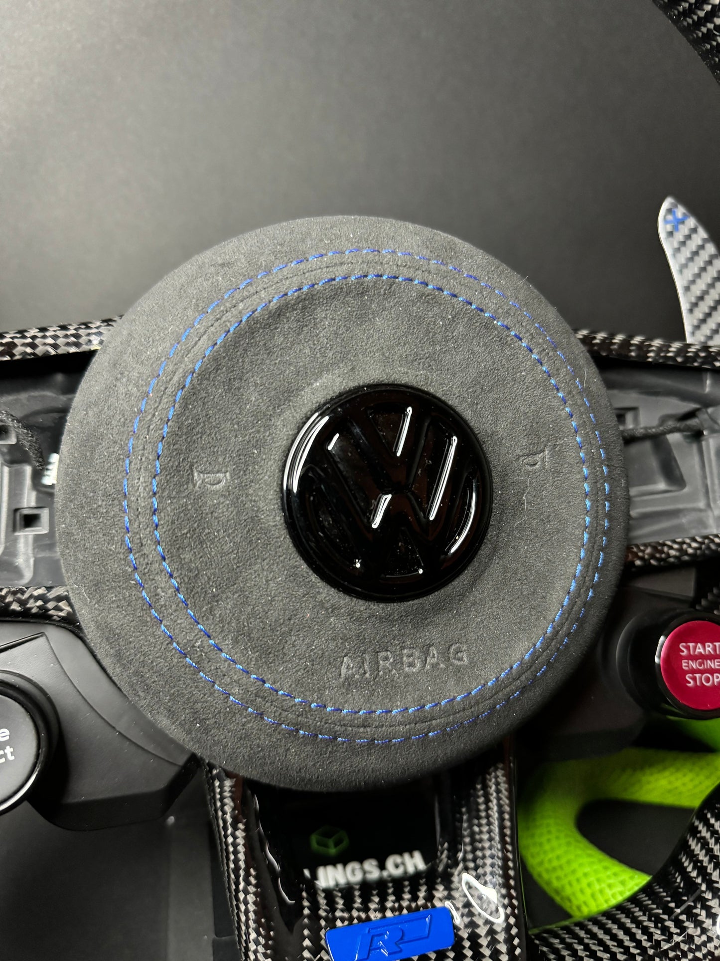 VW Golf 7/7.5 Sport Steering Wheel Carbon R8