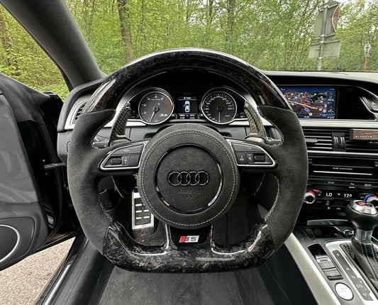 Audi Sport Steering Wheel Forged Carbon