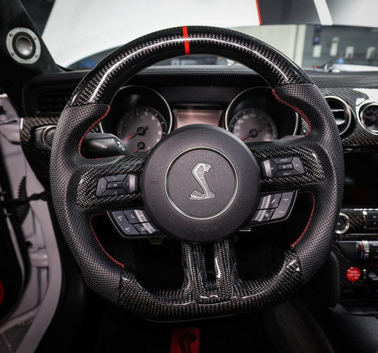 Ford Mustang Sport Steering Wheel Carbon