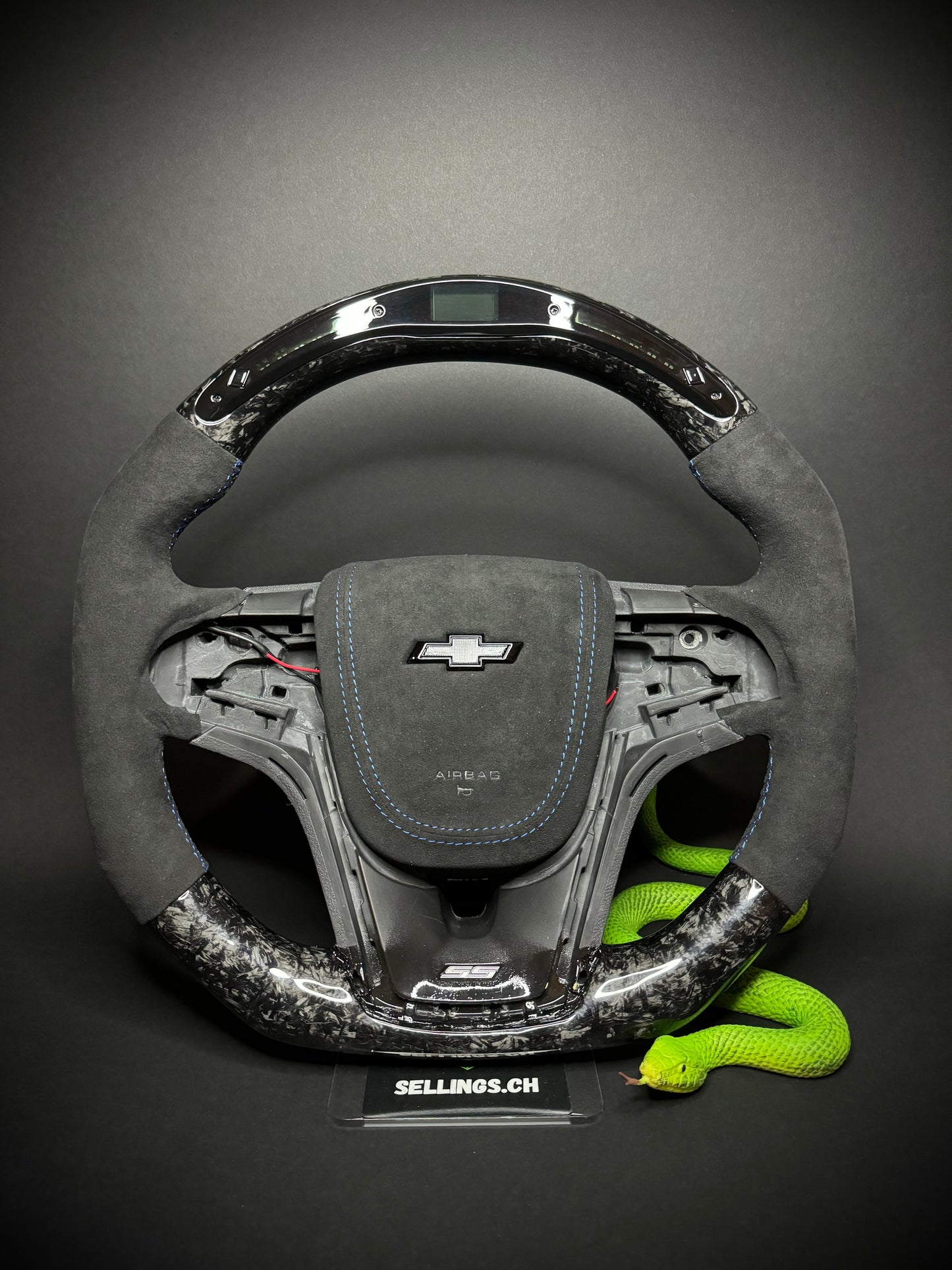 Chevrolet Sport Steering Wheel Forged Carbon (LED)