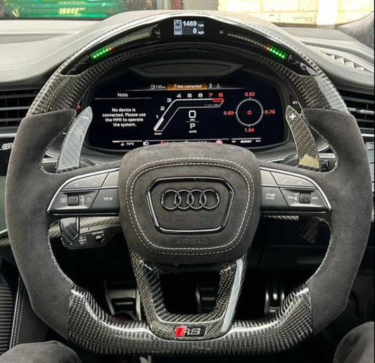 Audi Sport Steering Wheel Carbon (LED)