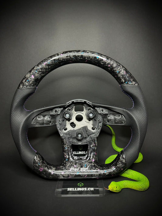 Audi Sport Steering Wheel Forged Carbon Color Splitter