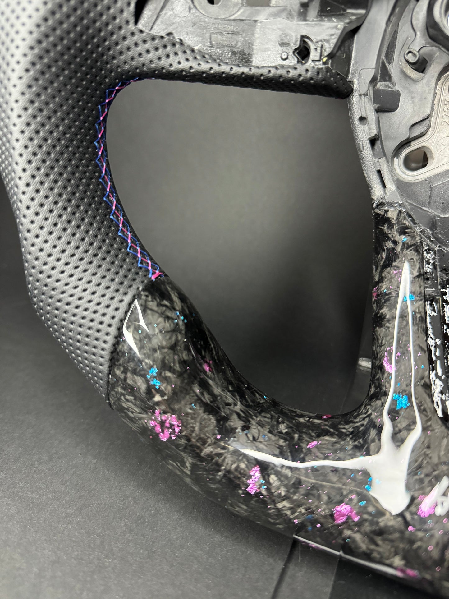 Audi Sport Steering Wheel Forged Carbon Color Splitter