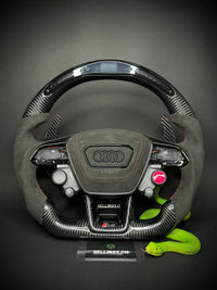 Audi Sport Steering Wheel Carbon (LED)