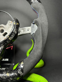 BMW Sport Steering Wheel Forged Carbon Color Flakes (LED) F-Series
