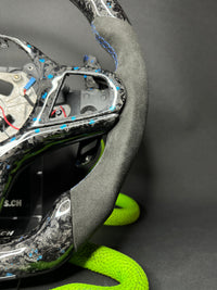 BMW Sport Steering Wheel Forged Carbon Color Flakes (LED) G-Series