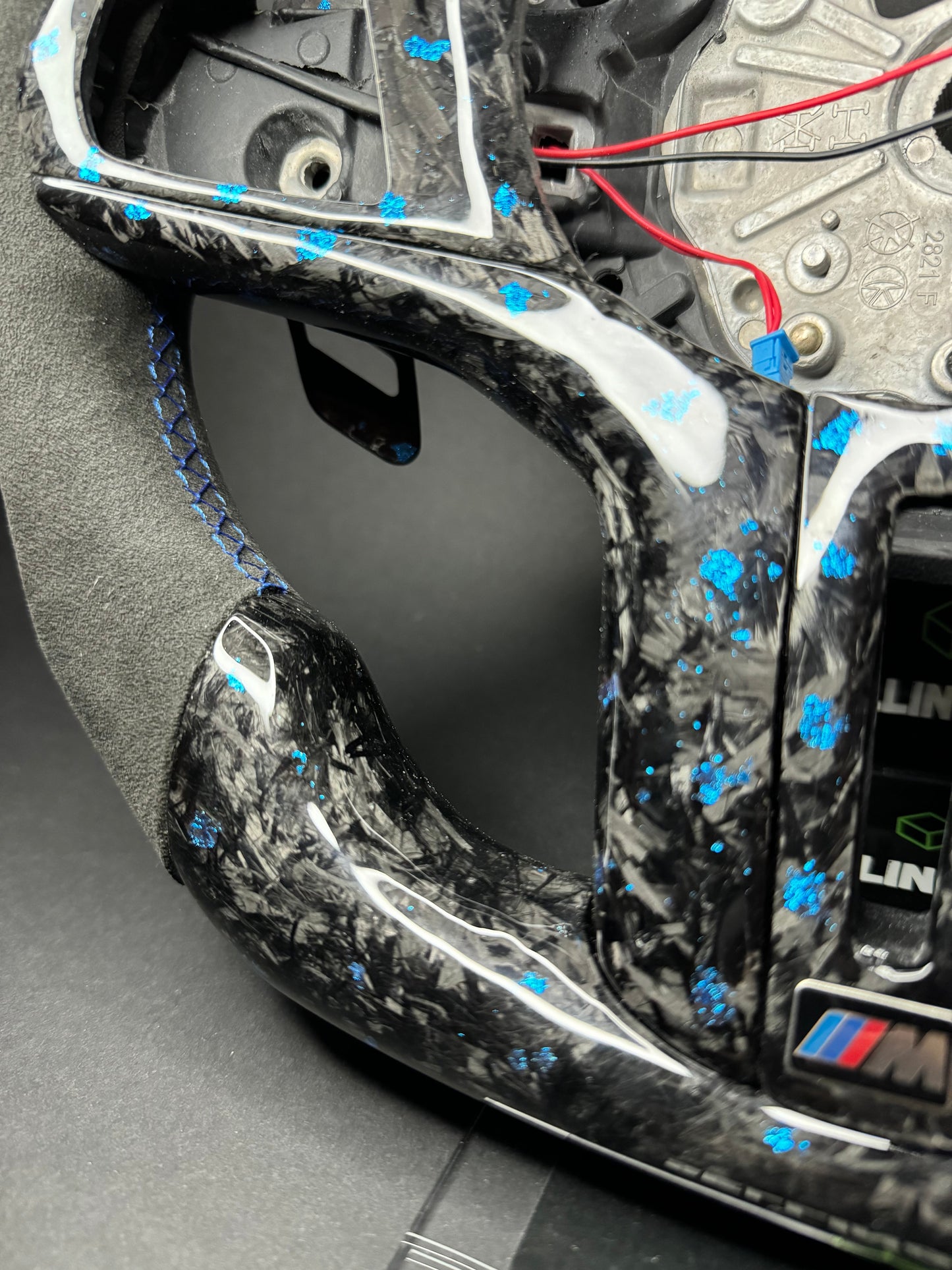 BMW Sport Steering Wheel Forged Carbon Color Flakes (LED) G-Series