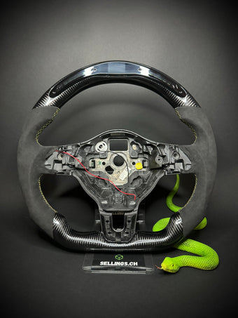 compare product VW Golf 6 Carbon Sports Steering Wheel (LED)