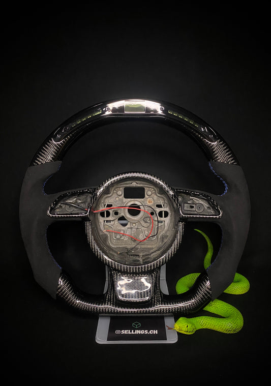 Audi Sport Steering Wheel Carbon (LED)