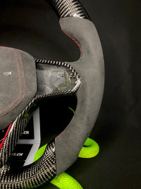 VW Golf 8 Carbon Sports Steering Wheel (LED)