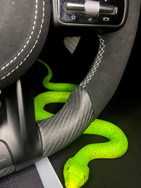 Mercedes AMG Sport Steering Wheel Carbon Matt LED (Upgrade to Facelift)