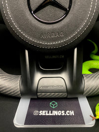 Mercedes AMG Sport Steering Wheel Carbon Matt LED (Upgrade to Facelift)