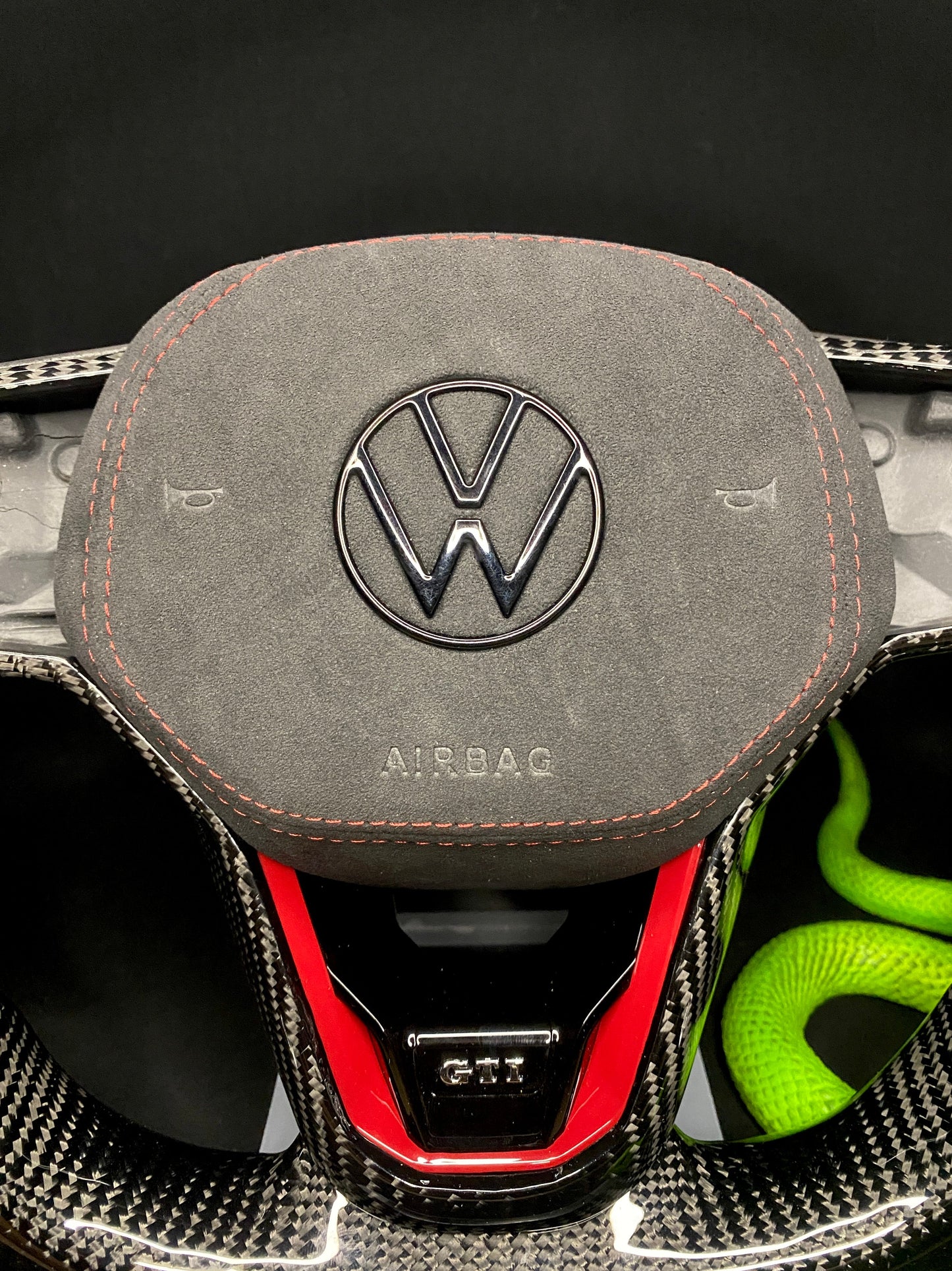 VW Golf 8 Carbon Sports Steering Wheel