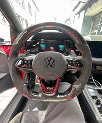VW Golf 8 Carbon Sports Steering Wheel