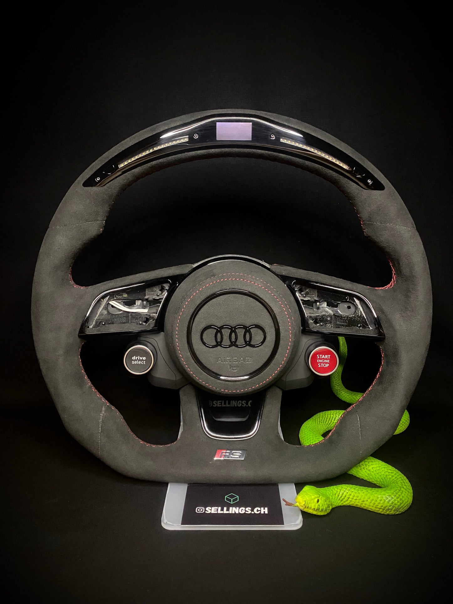 Audi Sport Steering Wheel Alcantara (LED)