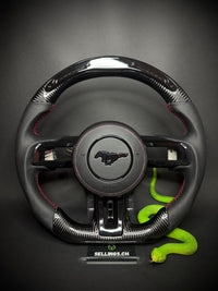 Ford Mustang Carbon Sport Steering Wheel (LED)