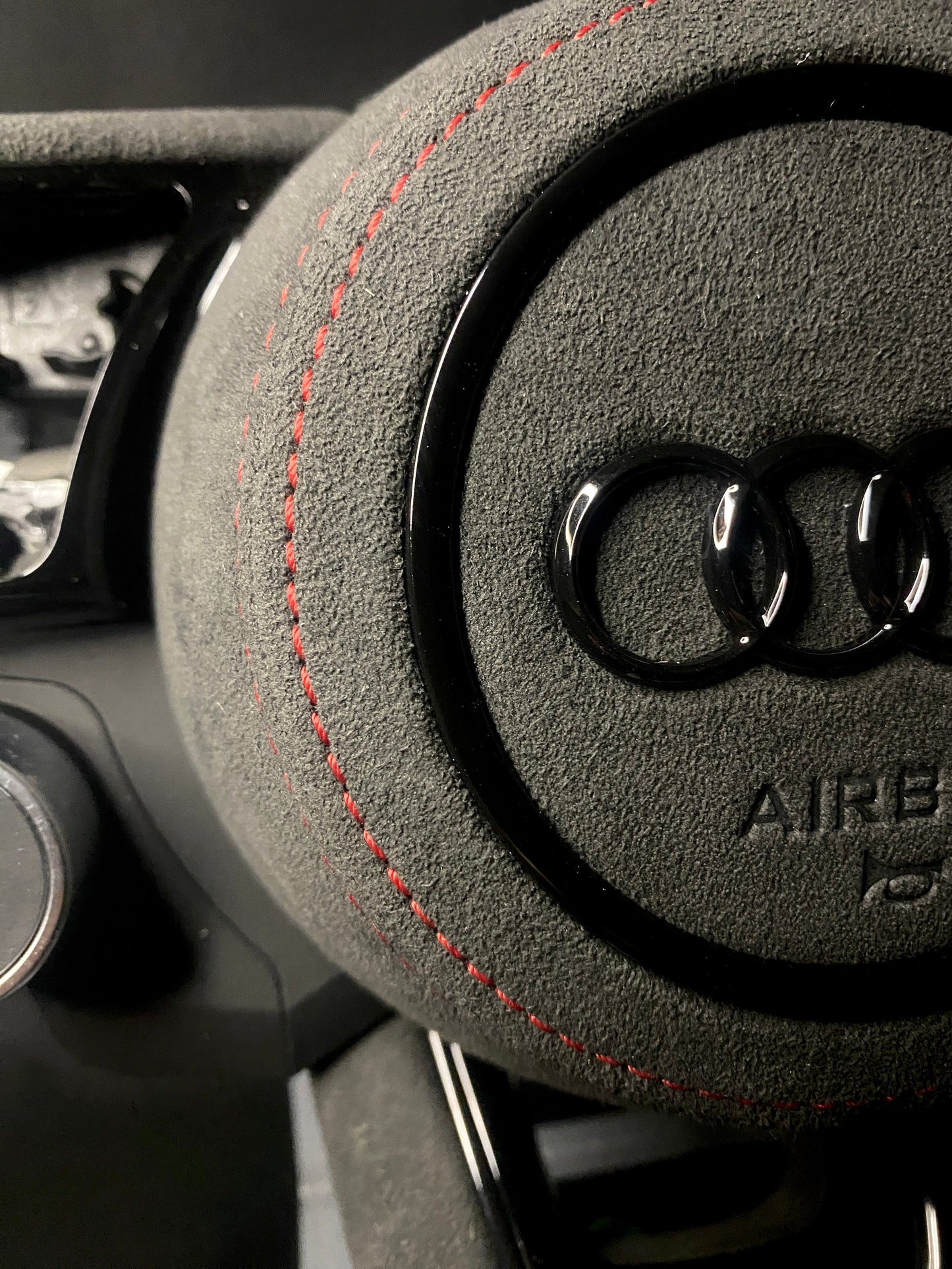 Audi Sport Steering Wheel Alcantara (LED)