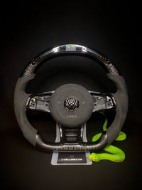 VW Golf 7/7.5 Sport Steering Wheel Carbon (LED) All Black