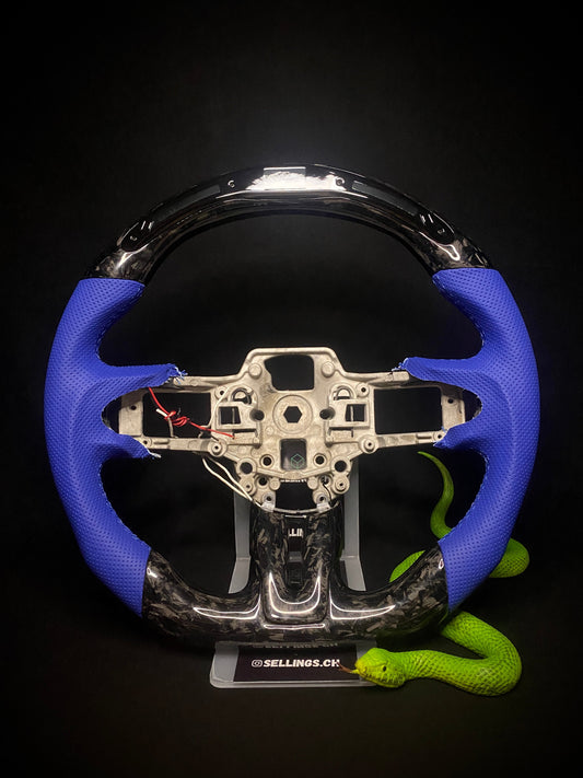 Ford Mustang Sports Steering Wheel Forged Carbon (LED)